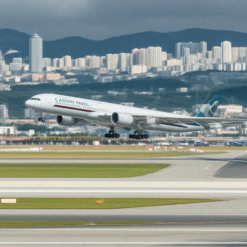 AI-created image of Cathay Pacific