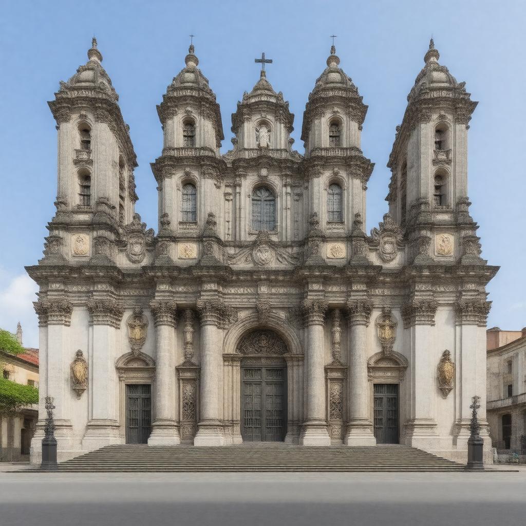 AI-created image of Cathedral of Havana