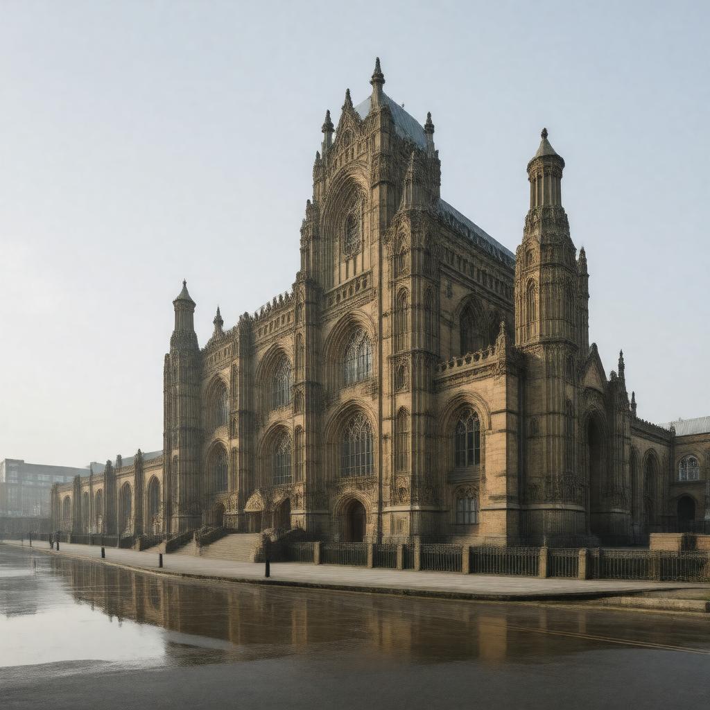 AI-created image of Cathedral of Sewage