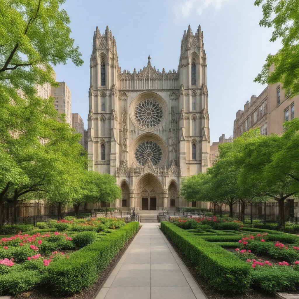 AI-created image of Cathedral of St. John the Divine