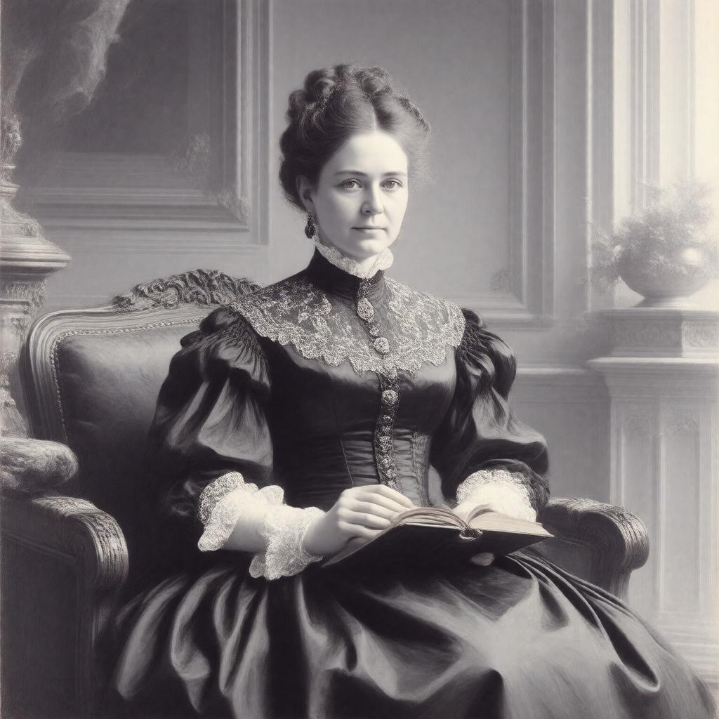 AI-created image of Catherine Dickens