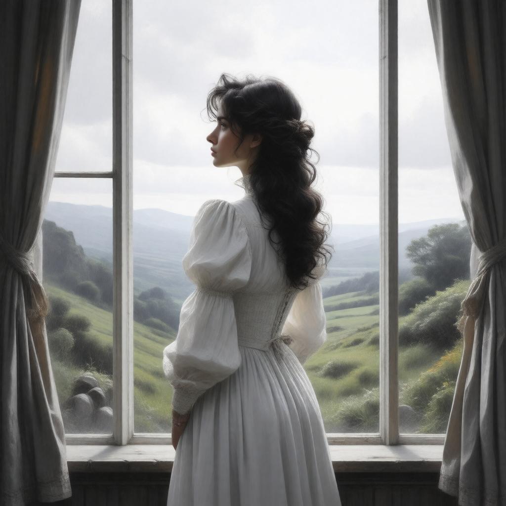 AI-created image of Catherine Earnshaw