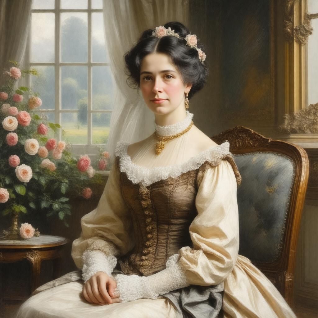 AI-created image of Catherine Gladstone