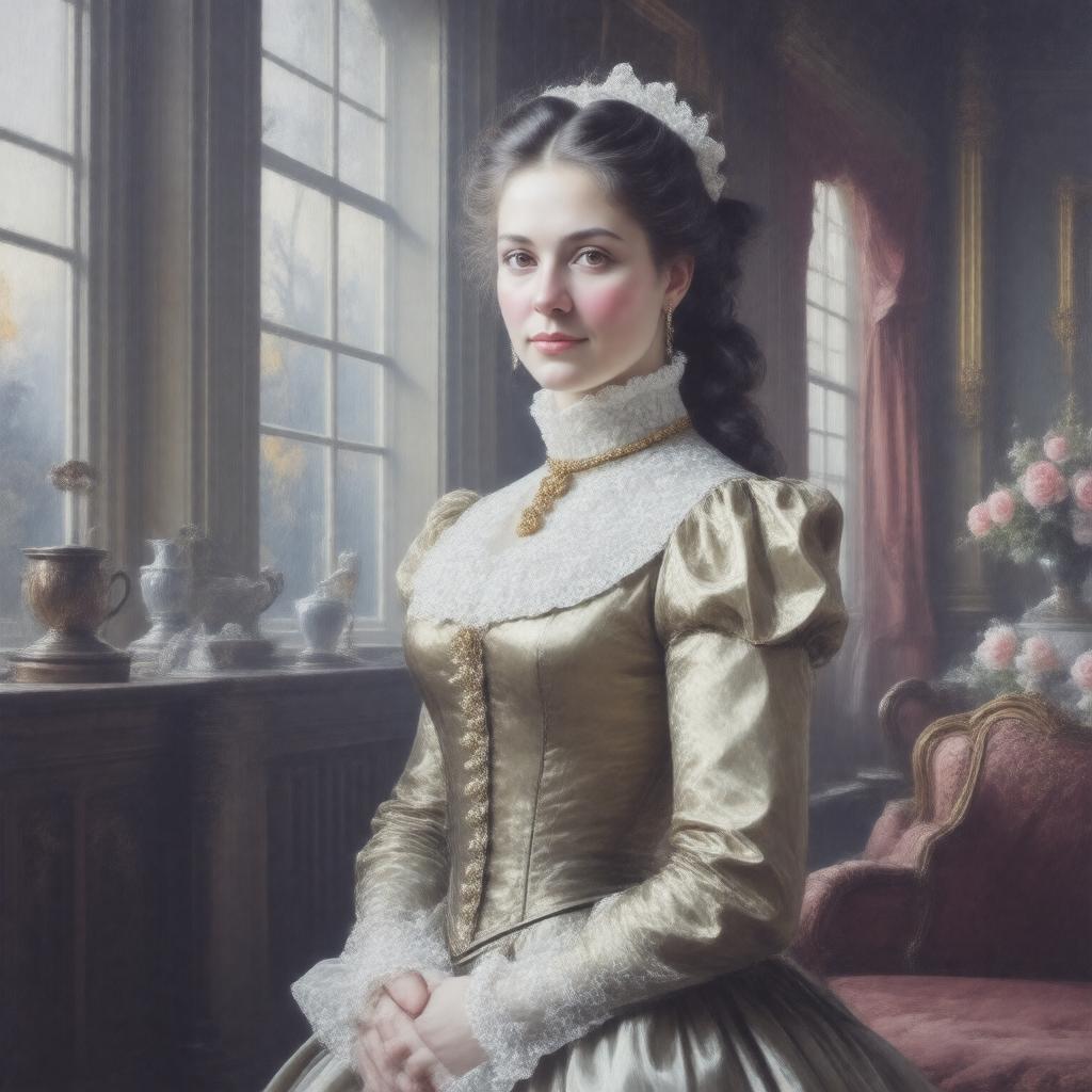 AI-created image of Catherine Glynne