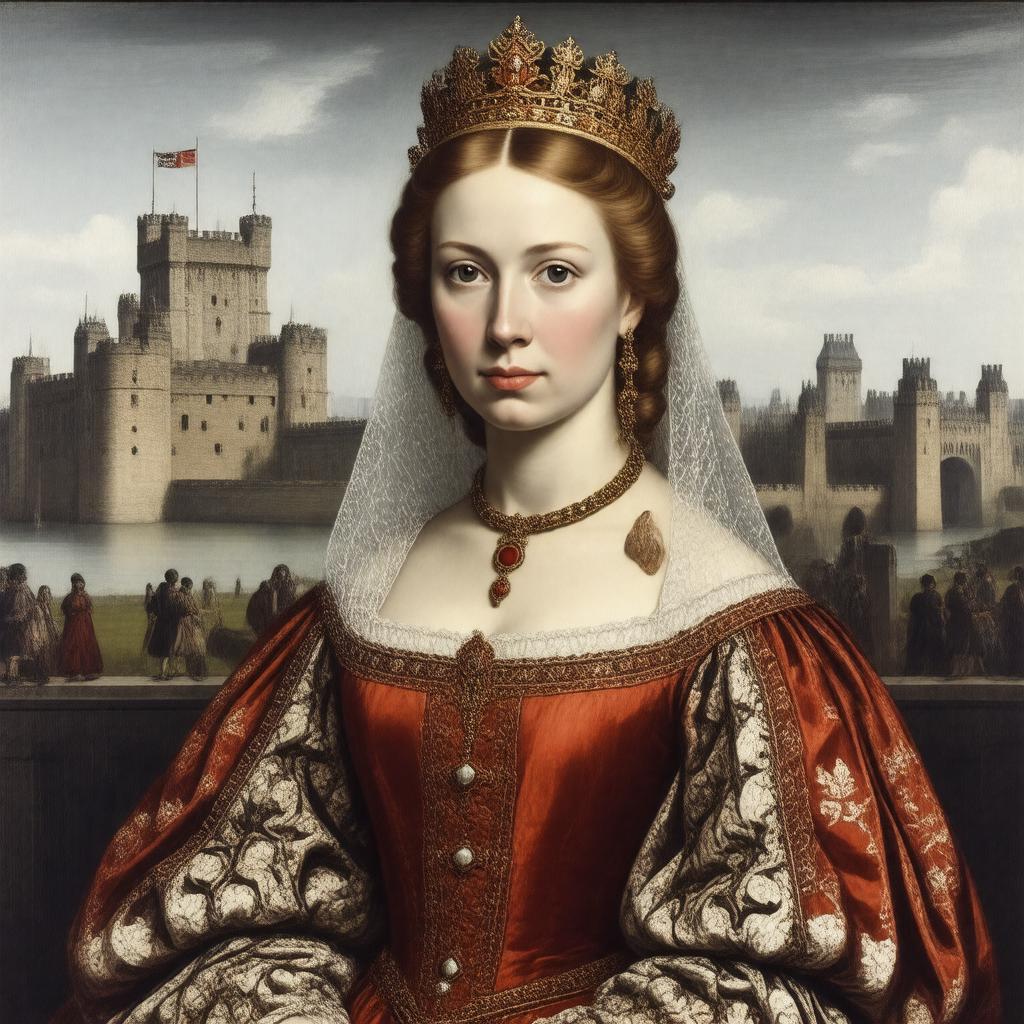 Click to view larger image AI-created image of Catherine Howard
