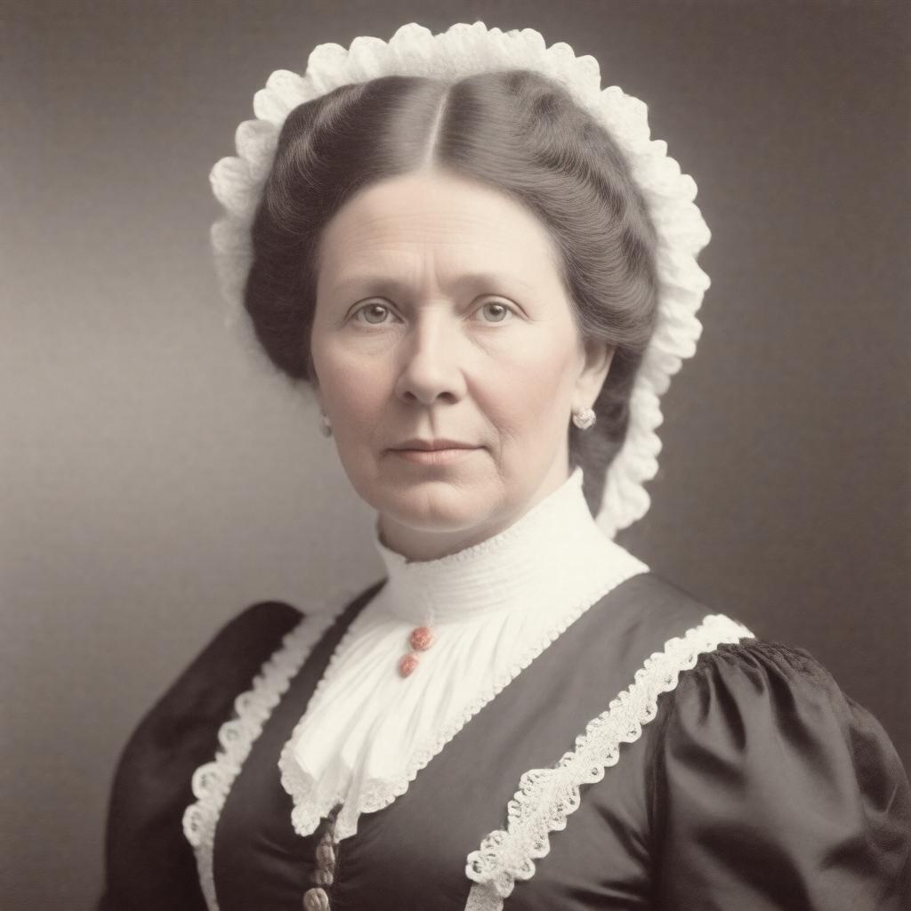 Click to view larger image AI-created image of Catherine Smith Hopkins