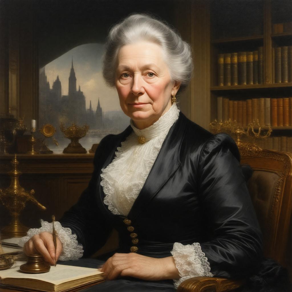 AI-created image of Catherine Wolfe Bruce