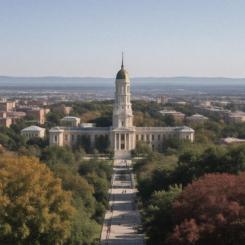 Click to view larger image AI-created image of Catholic University of America