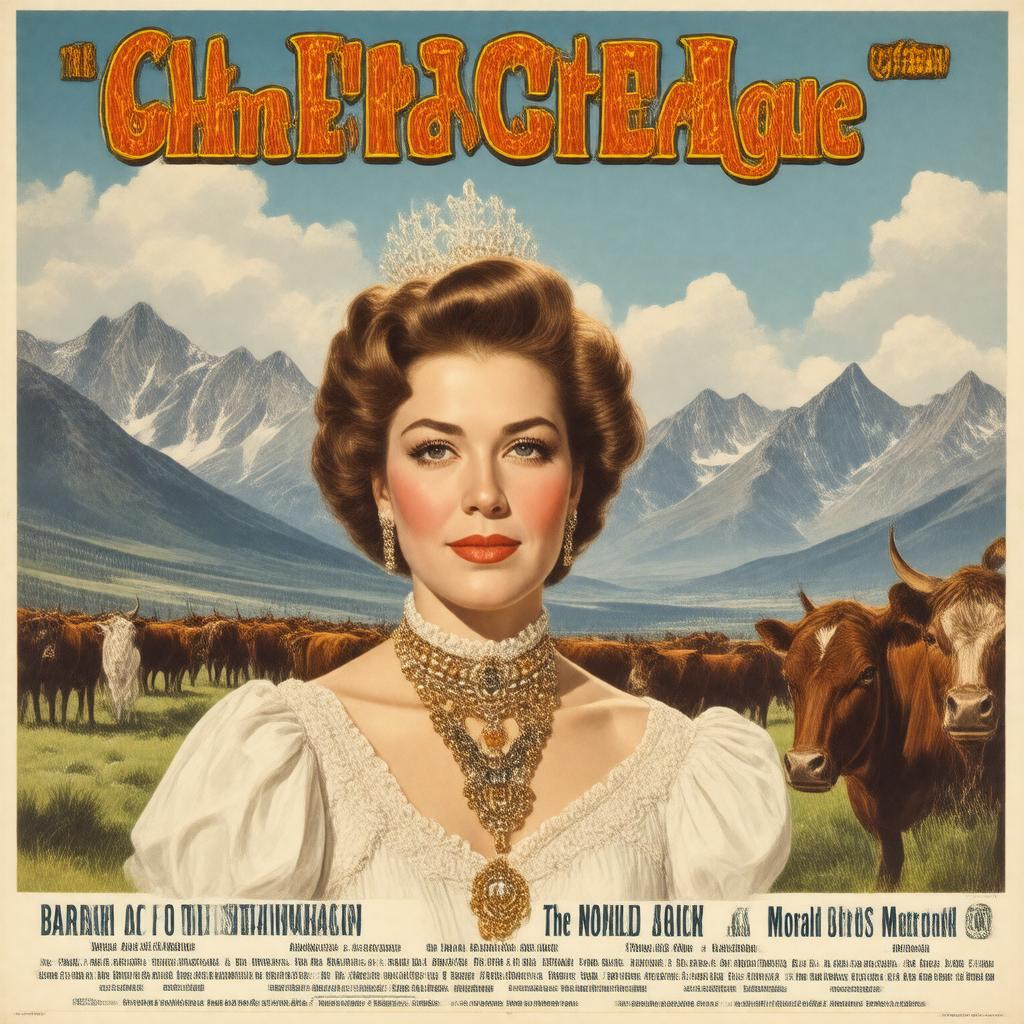 AI-created image of Cattle Queen of Montana