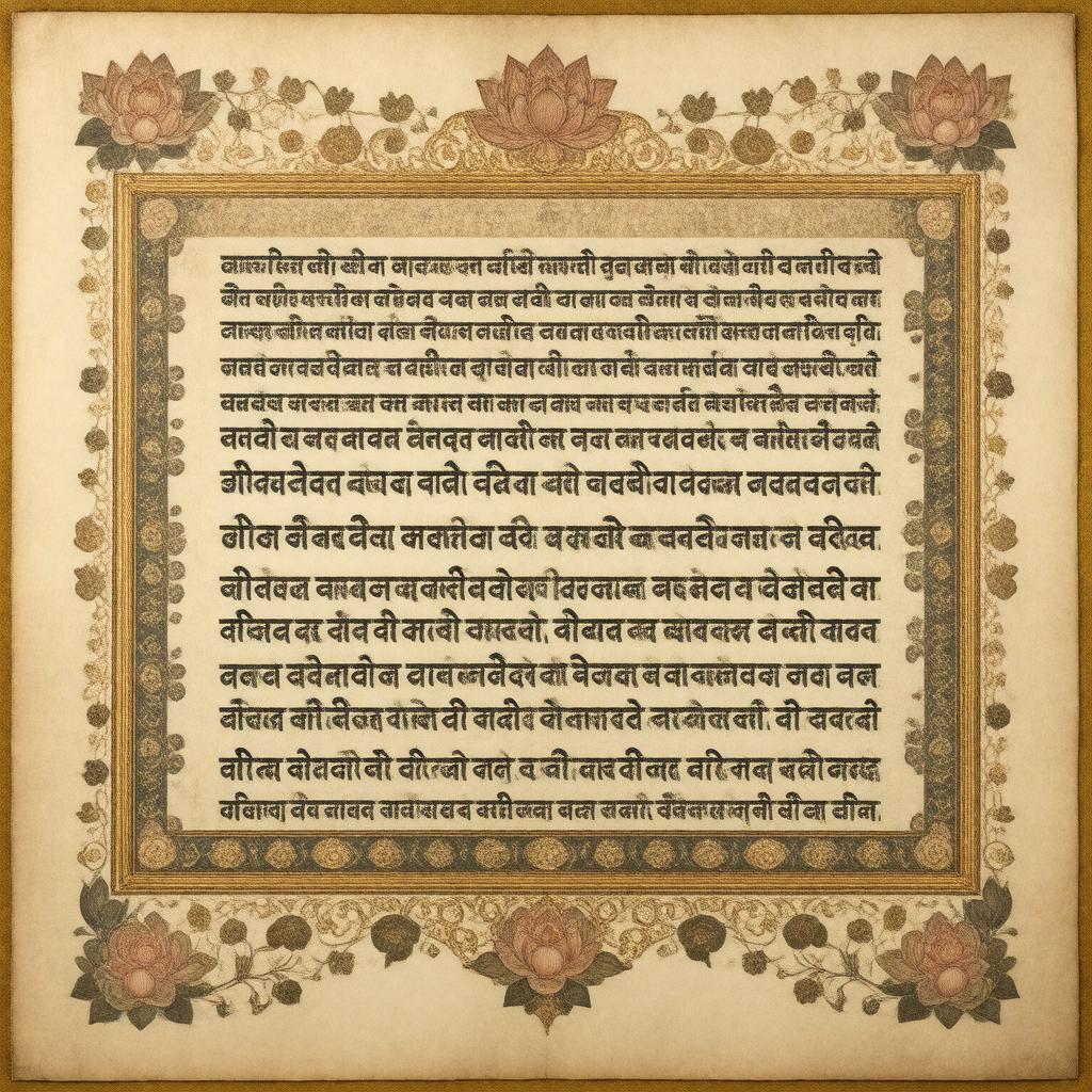 AI-created image of Catuḥstava