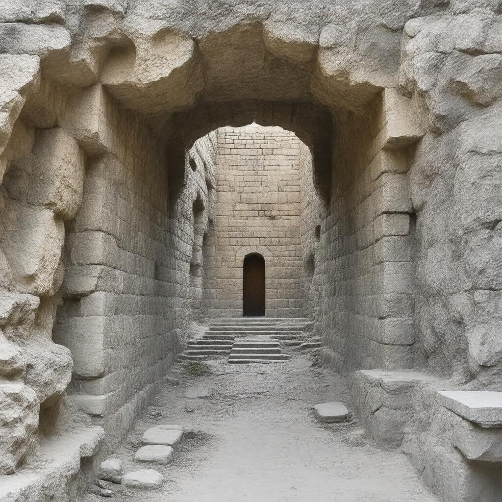 Click to view larger image AI-created image of Cave of the Patriarchs
