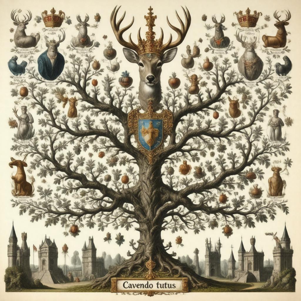 AI-created image of Cavendish family