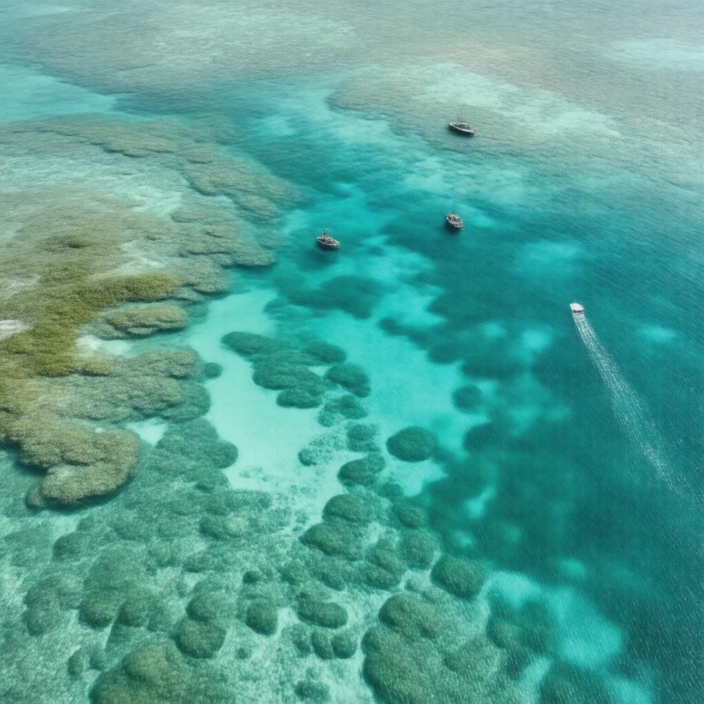 Click to view larger image AI-created image of Cayos Cochinos Marine Reserve