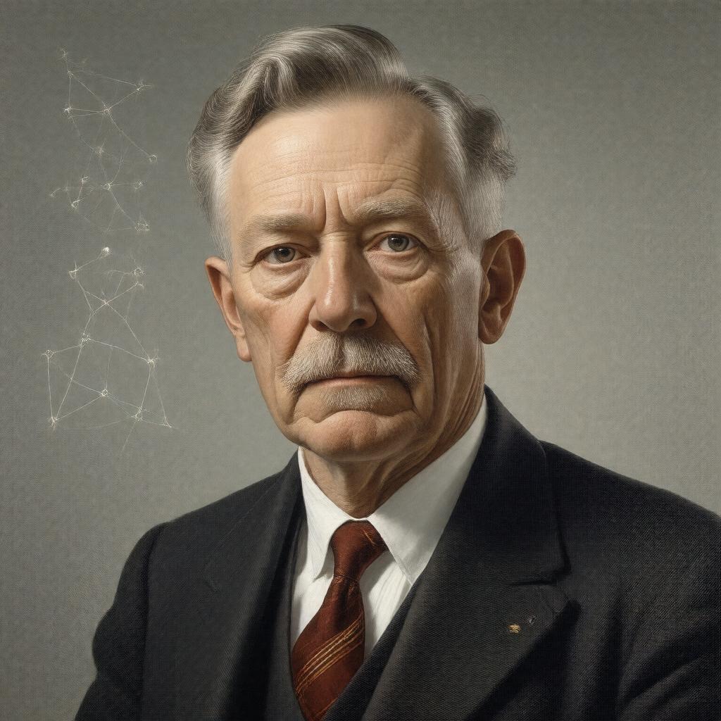 AI-created image of Cecil F. Powell