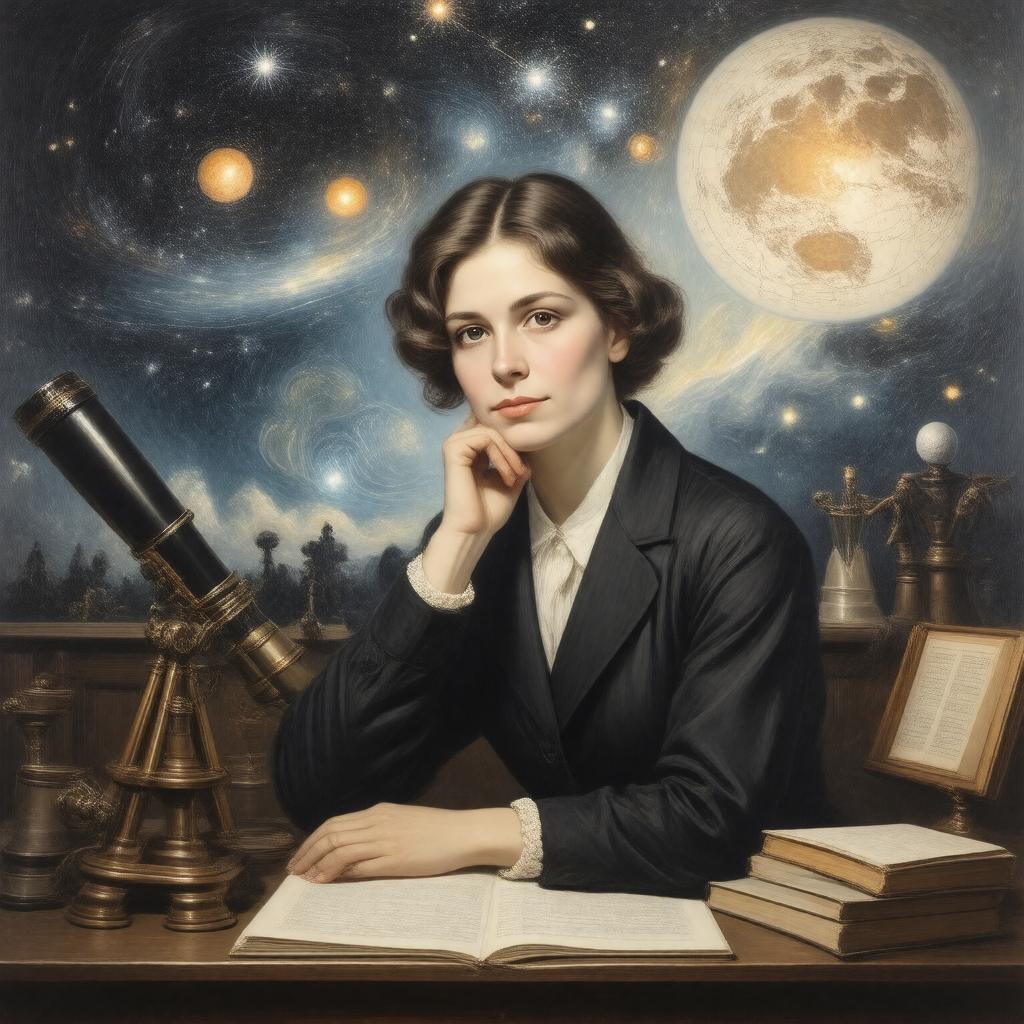 AI-created image of Cecilia Payne-Gaposchkin