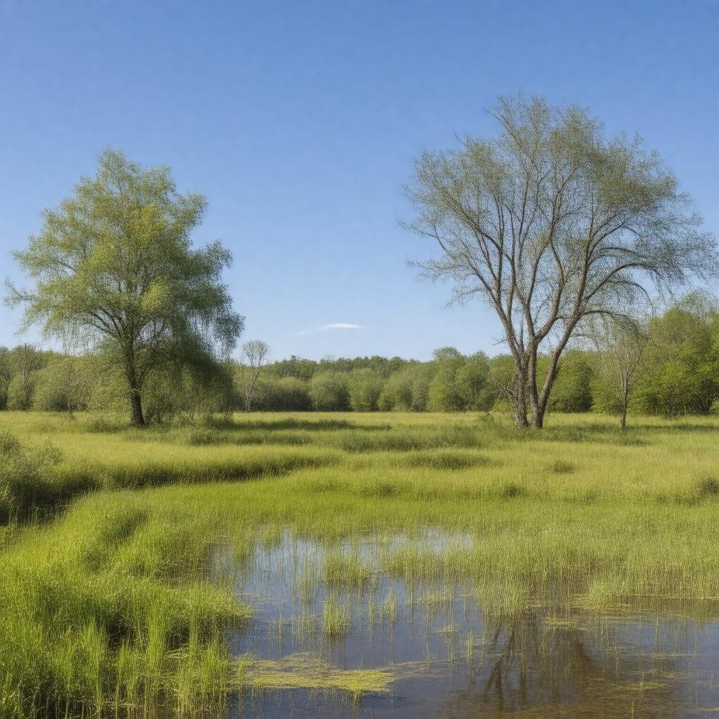 Click to view larger image AI-created image of Cedar Creek LTER