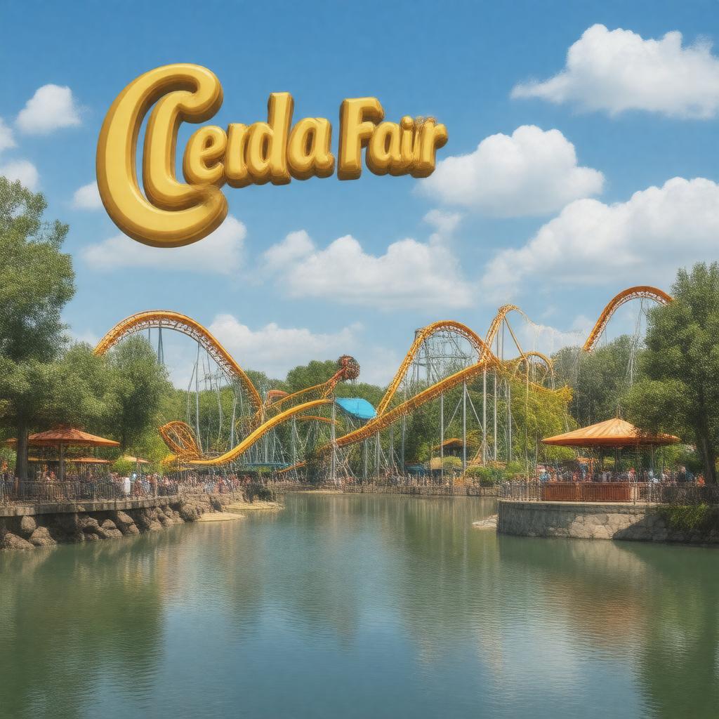 AI-created image of Cedar Fair