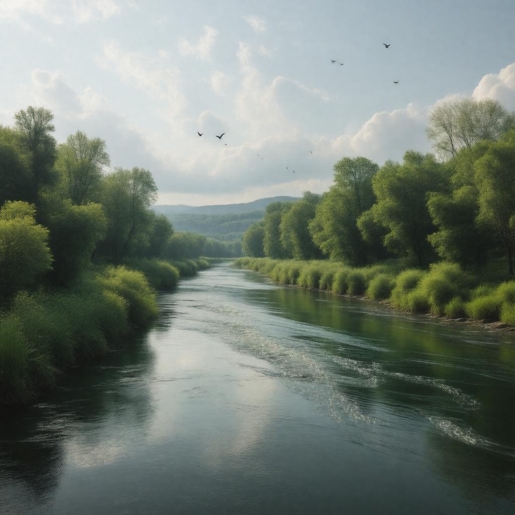 AI-created image of Cedar River