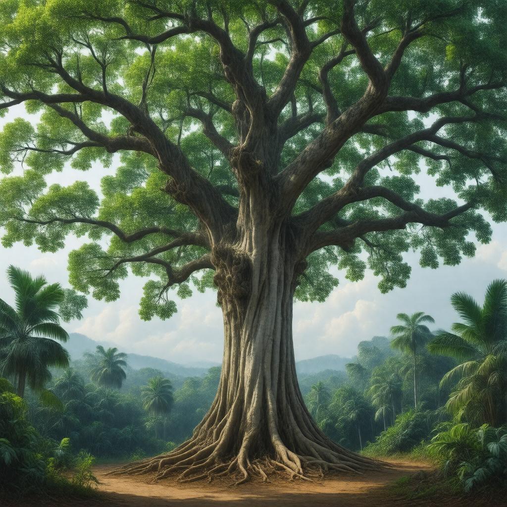 AI-created image of Ceiba pentandra