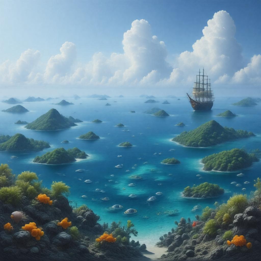 AI-created image of Celebes Sea