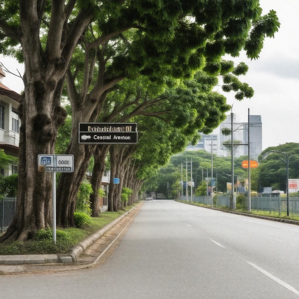 AI-created image of Celestial Avenue