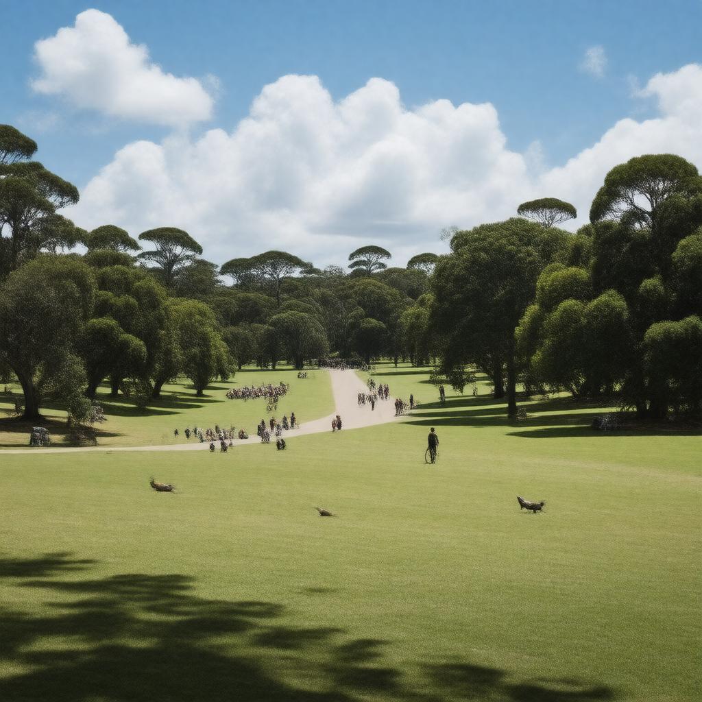 Click to view larger image AI-created image of Centennial Park