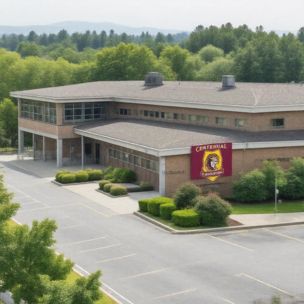 AI-created image of Centennial Secondary School