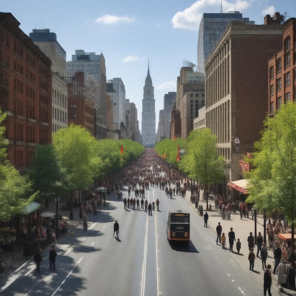 AI-created image of Center City