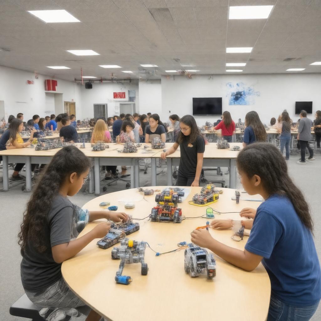 Click to view larger image AI-created image of Center for Engineering Education and Outreach