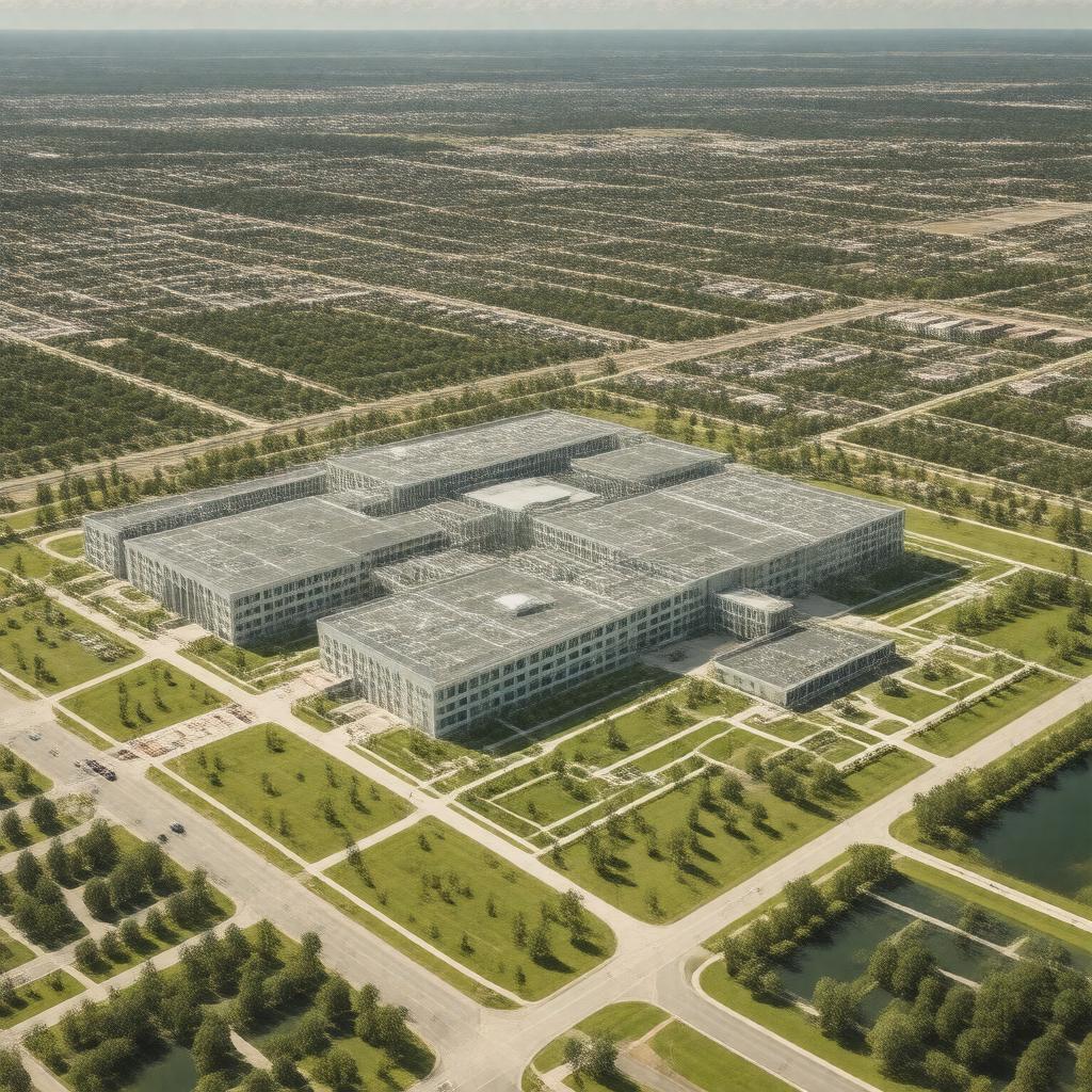 Click to view larger image AI-created image of Center for Nanoscale Science and Engineering
