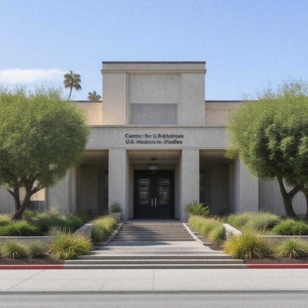 AI-created image of Center for U.S.-Mexican Studies