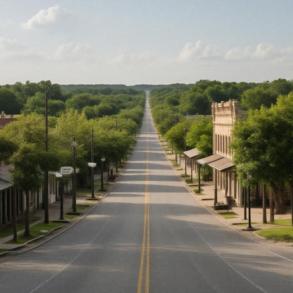 Click to view larger image AI-created image of Centerville, Texas