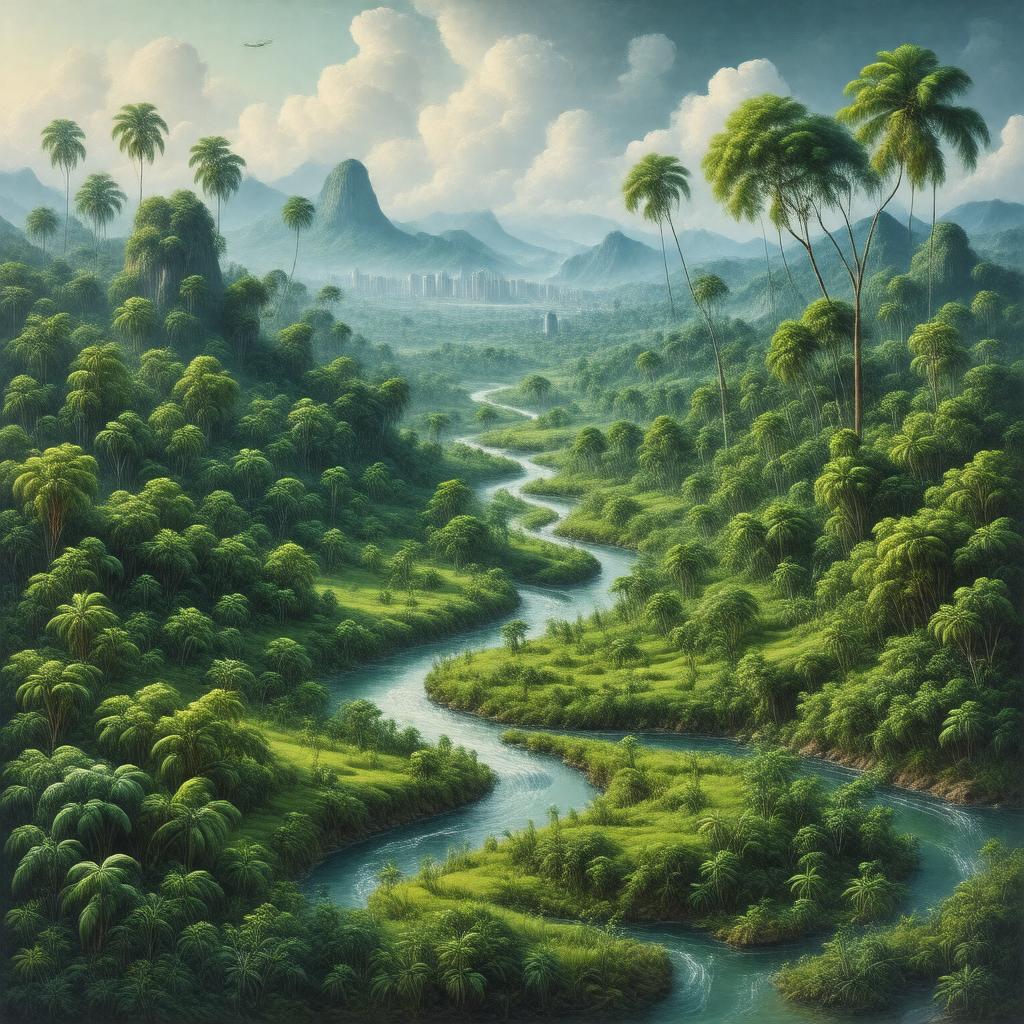 AI-created image of Central Africa