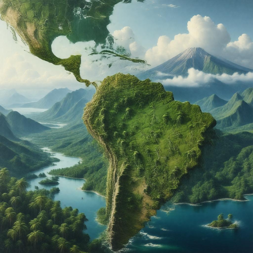 AI-created image of Central America