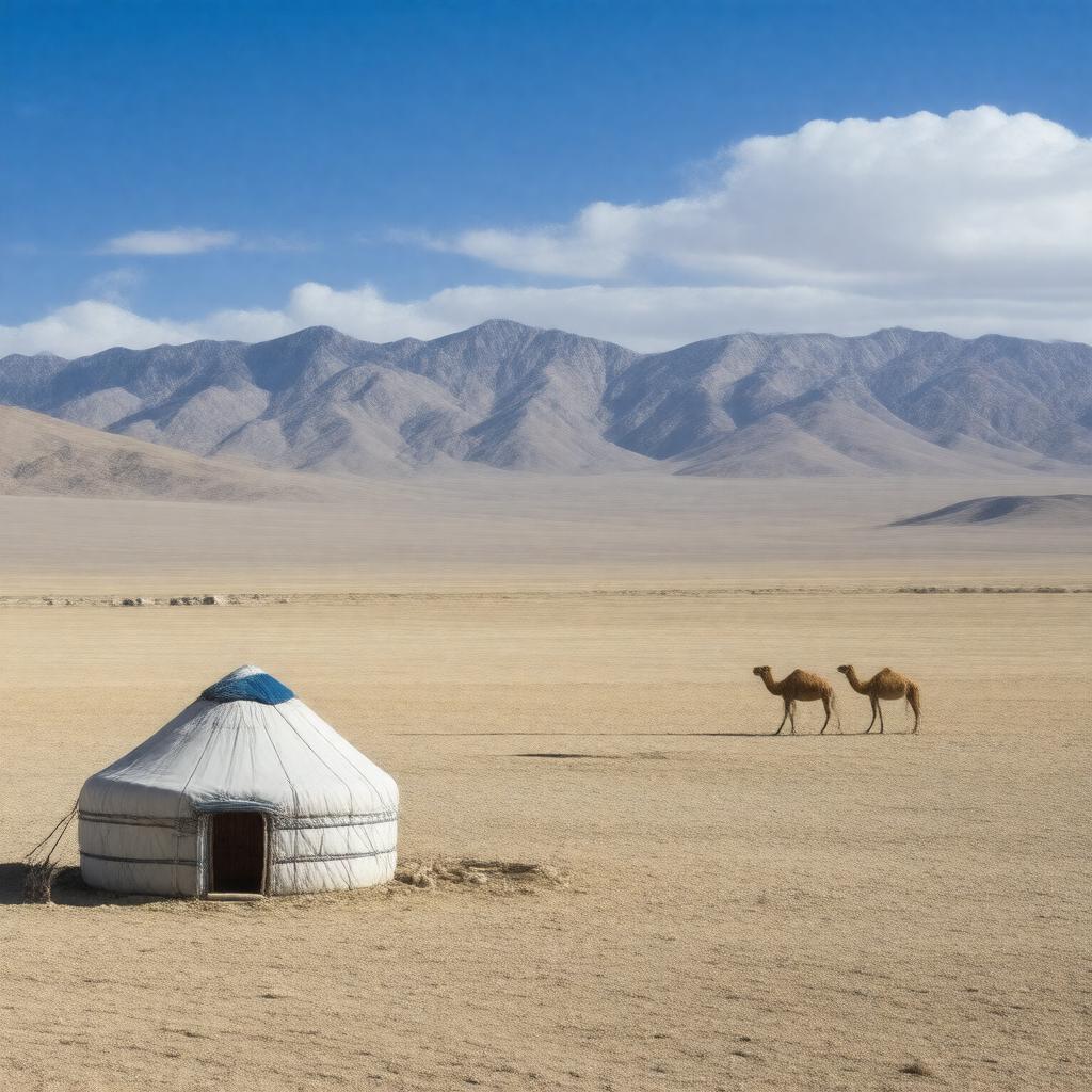 AI-created image of Central Asia