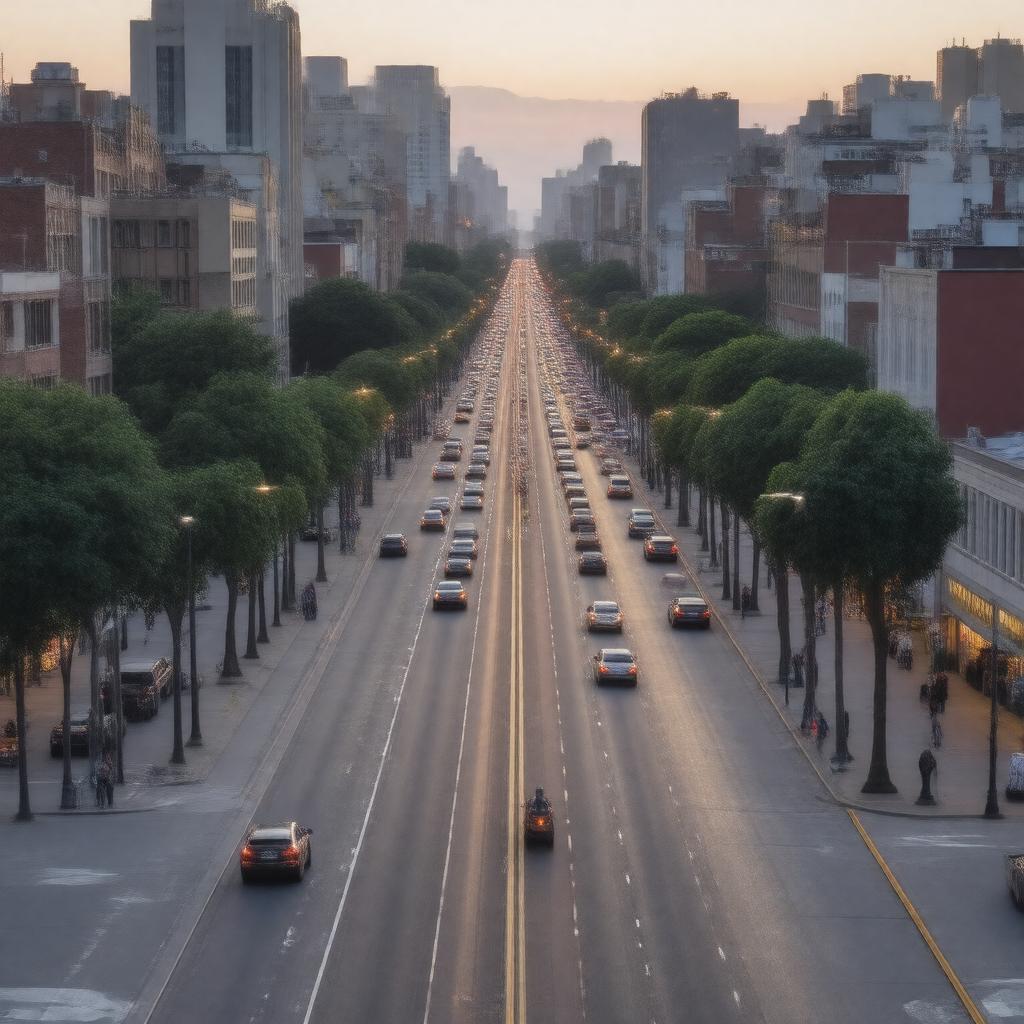 AI-created image of Central Avenue