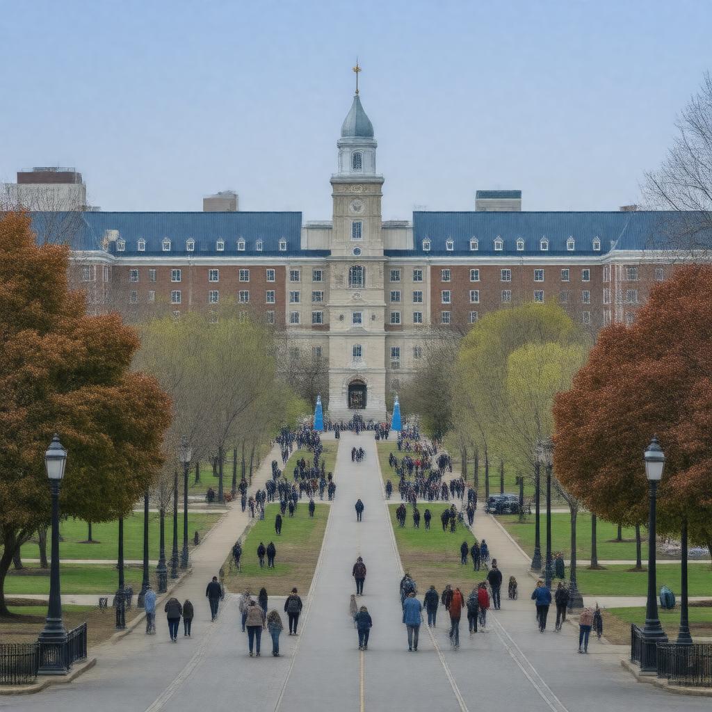 AI-created image of Central Connecticut State University