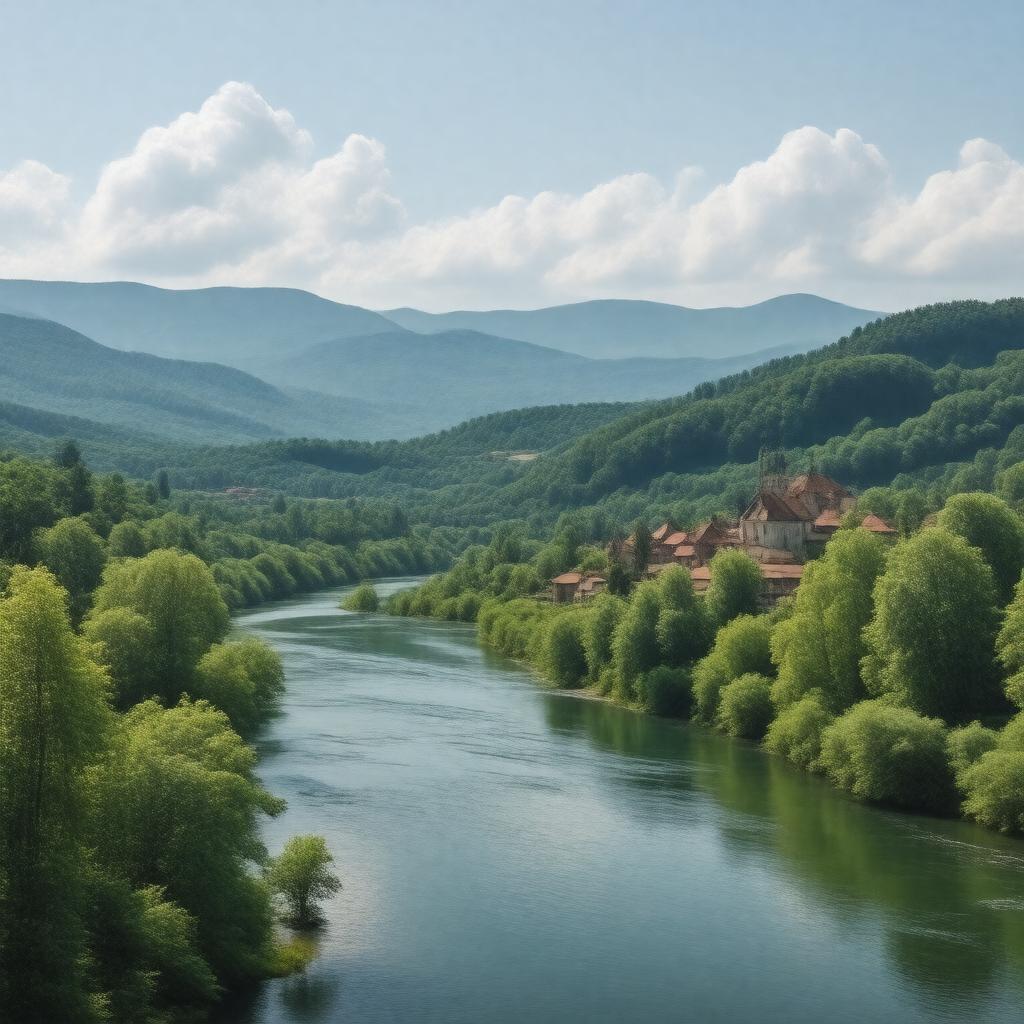 AI-created image of Central Croatia