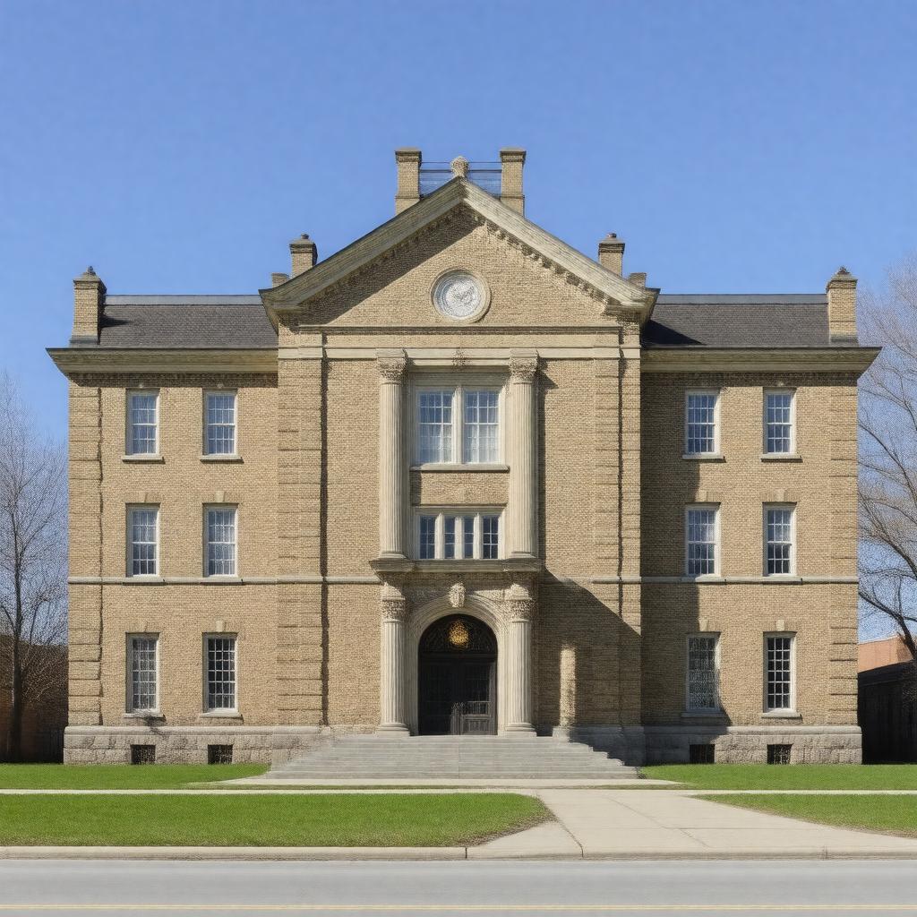 AI-created image of Central High School (Dayton, Ohio)