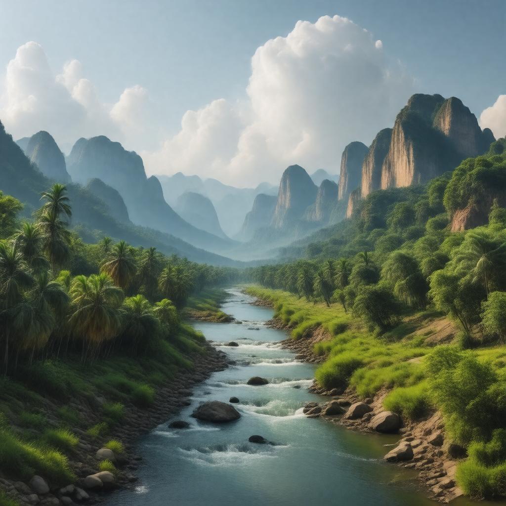 AI-created image of Central India