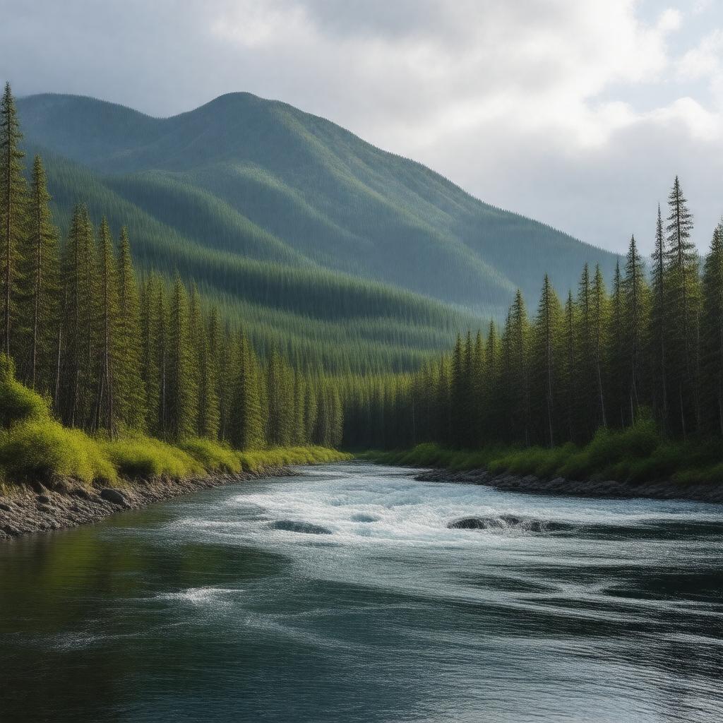 AI-created image of Central Koyukon