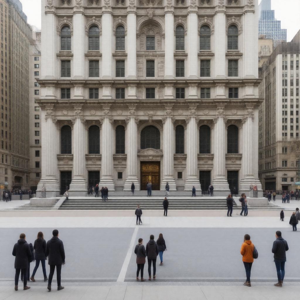 Click to view larger image AI-created image of Central Library (Copley Square)
