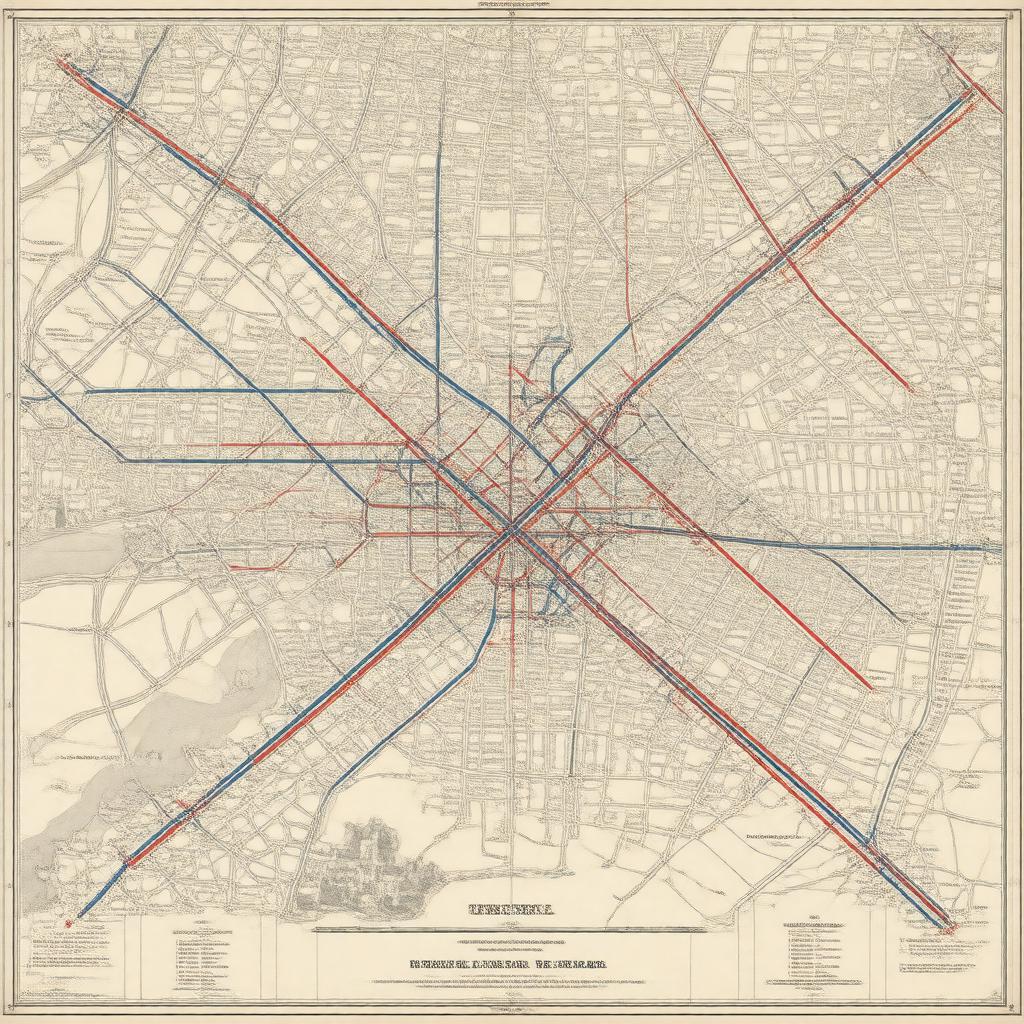 AI-created image of Central London Railway