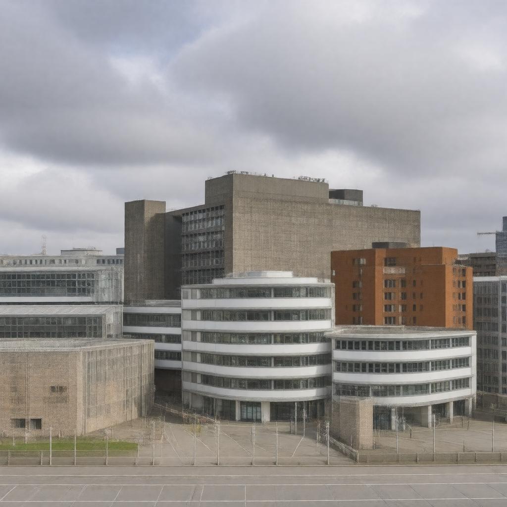 AI-created image of Central Manchester Hospitals