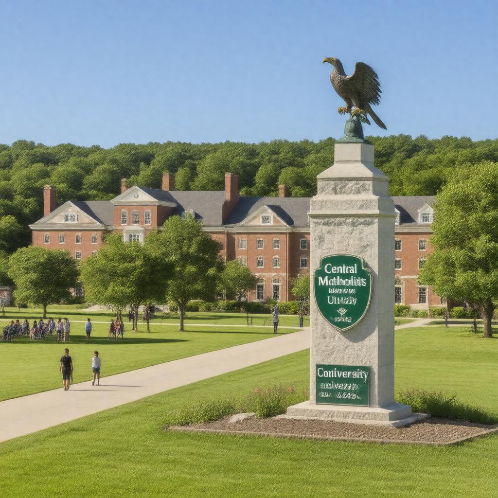 AI-created image of Central Methodist University