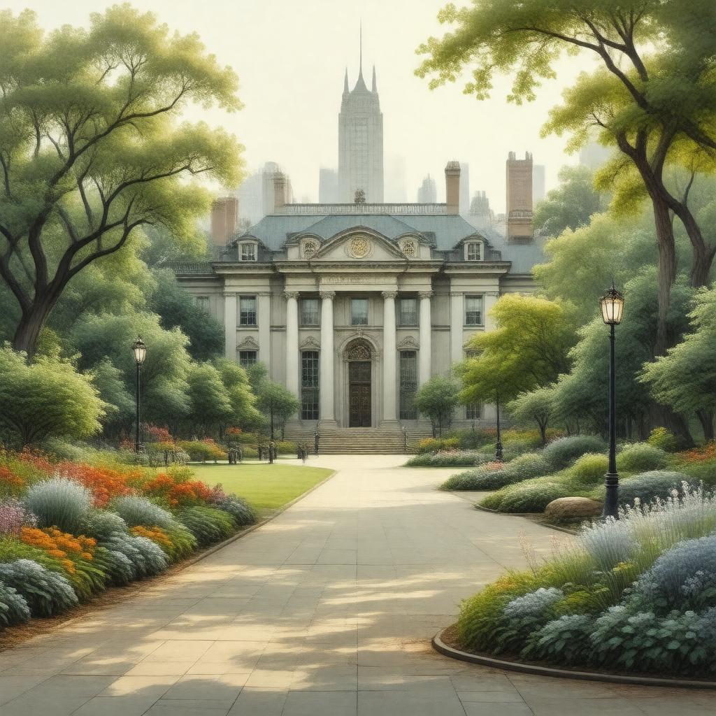 AI-created image of Central Park Conservancy