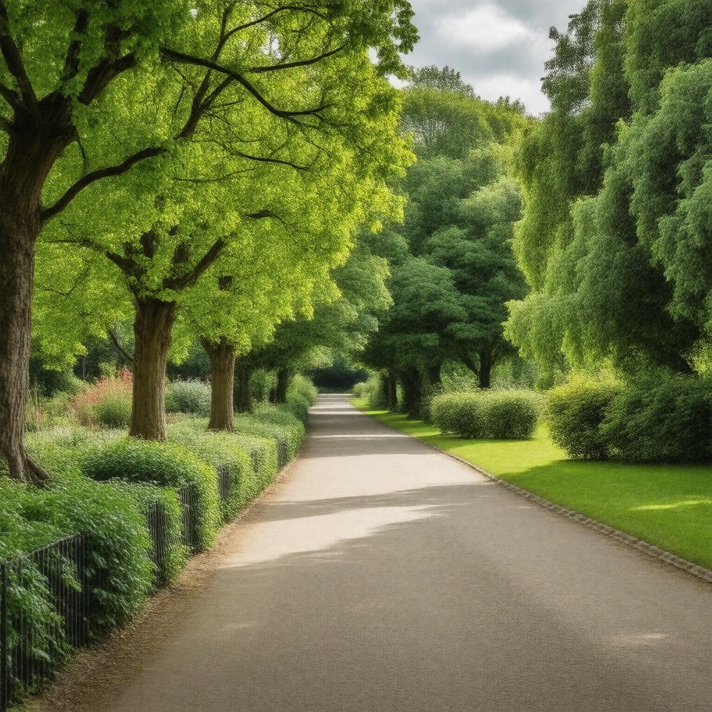 AI-created image of Central Park, Haworth