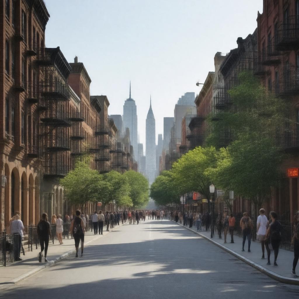 AI-created image of Central Park North