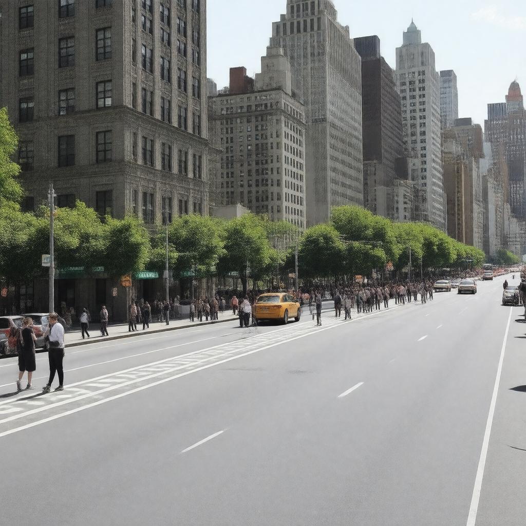 AI-created image of Central Park South