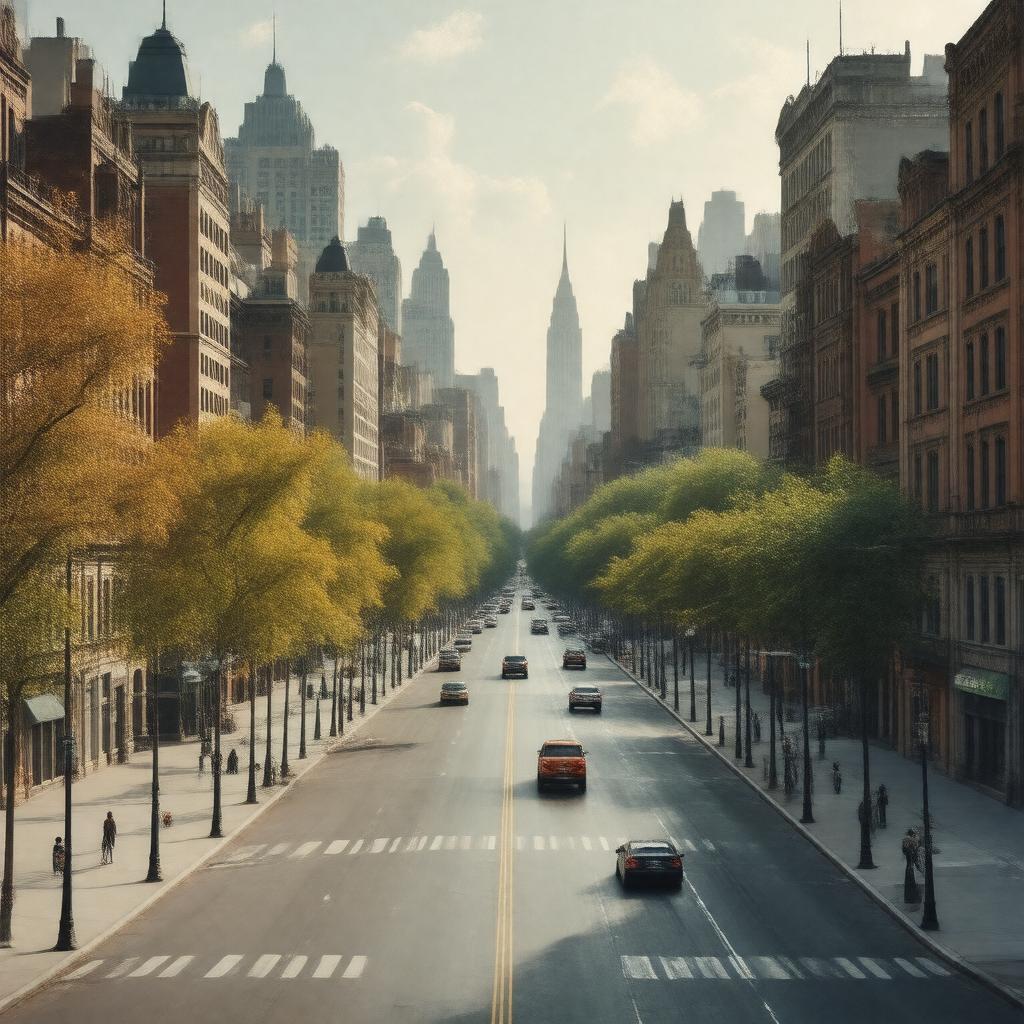 AI-created image of Central Park West